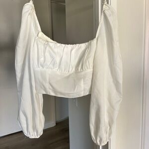 Princess Polly Ariah Long Sleeve Top - White